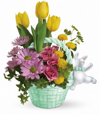 Teleflora's Send a Hug™ Funny Bunny Bouquet